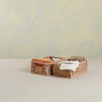 Set van opstapelbare opbergboxen Zand 3,3 L - thumbnail