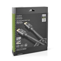 Nedis CVTB35000GY30 HDMI kabel 3 m HDMI Type A (Standaard) Zwart - thumbnail