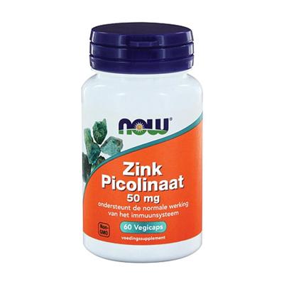 NOW Zink Picolinaat 50mg Capsules 60st