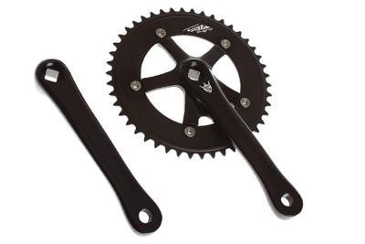 Sugino Pista 48t Crankset - Zwart