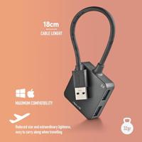 Hub USB NGS IHUB3.0TINY Zwart - thumbnail
