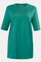 Ulla Popken T-shirt, relaxed, zijsplitten - Grote Maten - thumbnail