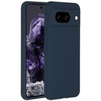Accezz Liquid Silicone Backcover Google Pixel 8 Telefoonhoesje Blauw - thumbnail
