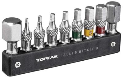 Topeak inbus lange bit set allen bitkit 9 Topeak inbus lange bit set allen bitkit 9