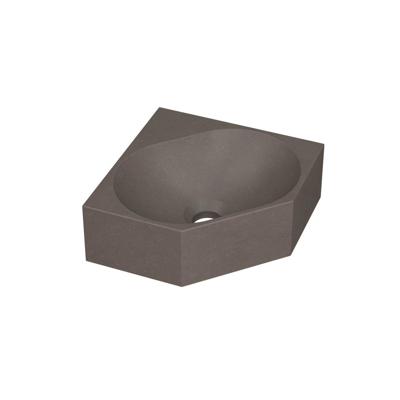 INK - Hoekfontein Quartz Zonder Kraangat - 270x270x100 mm - Quartz Beton