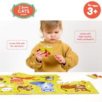 Banana Panda - ik hou van katten puzzel - 60st. - thumbnail