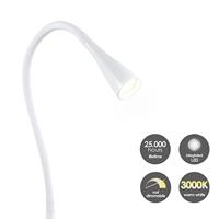 Light depot - LED bureaulamp Flex - 48,5 cm - wit - Outlet - thumbnail