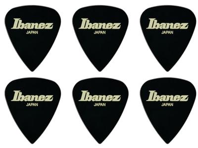 Ibanez P1000ICHI Black Ichika Nito signature set van 6 plectrums 0.80 mm