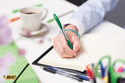 Bic balpen Atlantis Classic zwart, doos 30 + 6 gratis