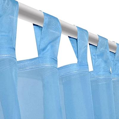 VidaXL Turquoise vitrage 140 x 245 cm 2 stuks VidaXL Turquoise vitrage 140 x 245 cm 2 stuks