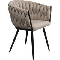 Kare Design Dean Stoel met armleuningen beige - thumbnail