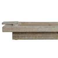 Snackdienblad Home ESPRIT Wit Modern Decapé 48 X 30,5 X 7,5 cm - thumbnail