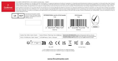 Gaming afstandsbediending Thrustmaster 4460182 Zwart