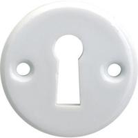 Sleutelrozet pors. Evelyne wit - thumbnail