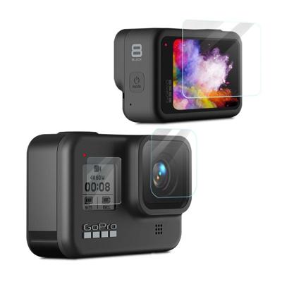 Voor GoPro HERO8 Black camera lens HD beschermende film + LCD display HD Screen Protector