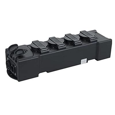 Showtec PowerBOX 4 4-weg verdeelblok met True1 in- en uitgang Showtec PowerBOX 4 4-weg verdeelblok met True1 in- en uitgang