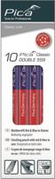 Pica 559 Dubbel potlood rood/blauw | 17,5cm | 10 stuks - PI559-10 - thumbnail
