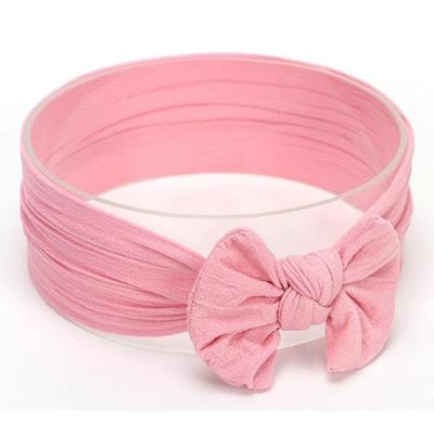 Schattig bowknot zuigeling baby meisje Hairband Headwear hoofdbanden (roze # 23)