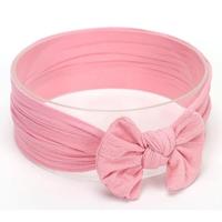 Schattig bowknot zuigeling baby meisje Hairband Headwear hoofdbanden (roze # 23) - thumbnail
