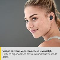 Jabra Elite 4 Active In-Ear Bluetooth Earbuds - volledig draadloze oordopjes met Secure Active Fit, 4 ingebouwde microfoons, Active Noise Cancellation, aanpasbare HearThrough-technologie - Zwart - thumbnail