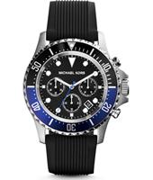 Horlogeband Michael Kors MK8365 Silicoon Zwart 24mm - thumbnail