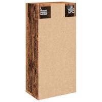 Badkamerkast wandgemonteerd 32x20x67 cm oud houtkleurig - thumbnail