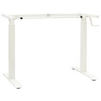 VidaXL Zit-stabureauframe met slinger handmatig wit - thumbnail