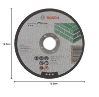 Bosch Accessoires Doorslijpschijf recht Standard for Stone C 30 S BF, 125 mm, 22,23 mm, 3,0 mm 1 stuks - 2608603178 - thumbnail