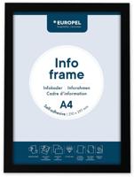 Infokader Europel zelfklevend A4 zwart - thumbnail