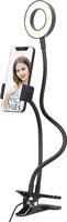 LED-selfiering met telefoonhouder - thumbnail