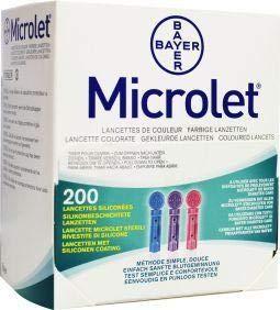 Bayer Microlet Lancetten 200st Bayer Microlet Lancetten 200st