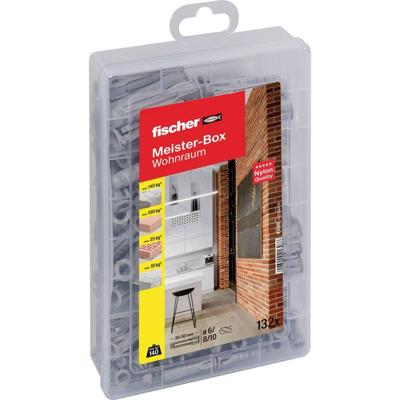 Fischer 41648 Meister-Box SX Assortimentsdoos pluggen 132 onderdelen