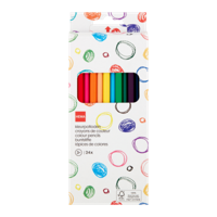 HEMA Kleurpotloden driehoekig - 24 stuks - thumbnail