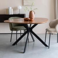 ZILT Organische Eettafel 'Lissete' MDF, 110 x 110cm - thumbnail