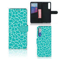 Sony Xperia 1 II Hoesje Cracks Blue - thumbnail