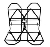 VWP Bagagerekje 28 x 25 cm zwart met spin - thumbnail