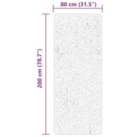 VidaXL Vloerkleed huarte laagpolig zacht wasbaar 80x200 cm blauw - thumbnail