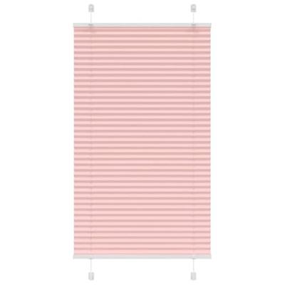 Pliss rolgordijn 70x100 cm stofbreedte 69,4 cm polyester roze - thumbnail