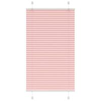 Pliss rolgordijn 70x100 cm stofbreedte 69,4 cm polyester roze - thumbnail