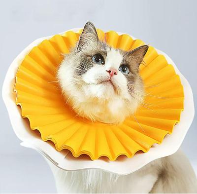 Aino Zachte beschermkraag voor kat - Oranje - Maat M Aino Zachte beschermkraag voor kat - Oranje - Maat M