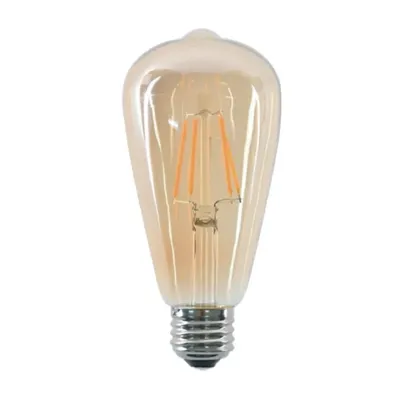Benson LED Lamp Retro Filament - Warm Wit - St64 - 4W - E27 - Dimbaar