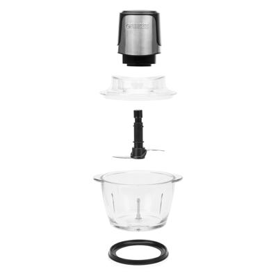 Princess 221051 Hakmachine 300 W Zilver, Zwart