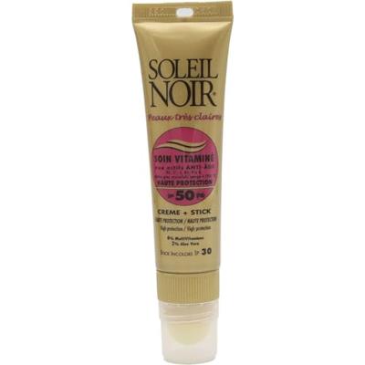 Soleil Noir Combi Soin Vitaminé SPF50 + Stick SPF30 22ml