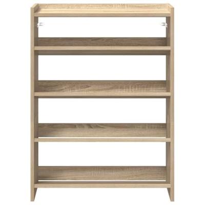 Schoenenrek 60x25x81 cm bewerkt hout sonoma eikenkleurig