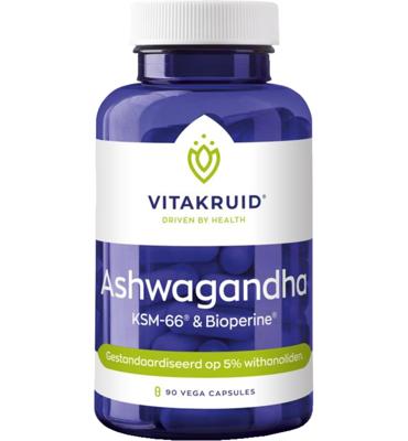 Vitakruid Ashwagandha 5% withanoliden KSM-66® & Bioperine® 60 Vitakruid Ashwagandha 5% withanoliden KSM-66® & Bioperine® 60