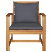 Tuinstoelen 2 pcs Bruin 60 x 65 x 76.5 cm Massief teakhout - thumbnail