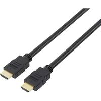SpeaKa Professional SP-7870116 HDMI-kabel HDMI Aansluitkabel HDMI-A-stekker, HDMI-A-stekker 15.00 m Zwart Audio Return Channel (ARC), Vergulde steekcontacten - thumbnail