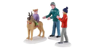 Lemax rover plays rudolph s/3 kerstdorp figuur type 4 2020