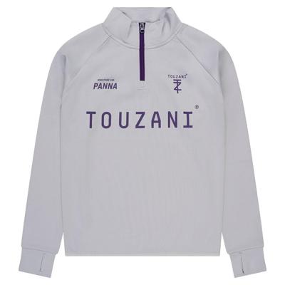 Touzani Platinum Trainingstrui 1/4-Zip Kids Grijs Paars