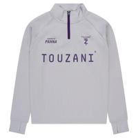 Touzani Platinum Trainingstrui 1/4-Zip Kids Grijs Paars - thumbnail